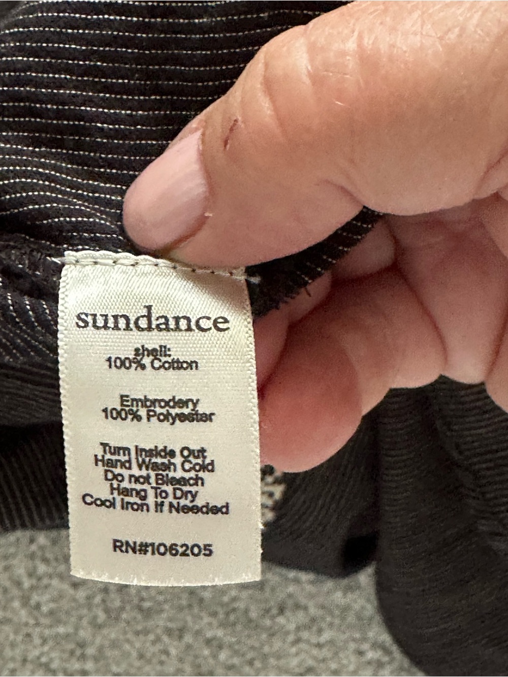 Sundance Black Blouse with Multicolor Embroidered Sleeves Size S - Picture 13 of 13